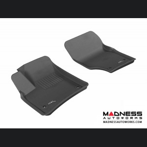 Porsche Cayenne Floor Mats (Set of 2) - Front - Black by 3D MAXpider